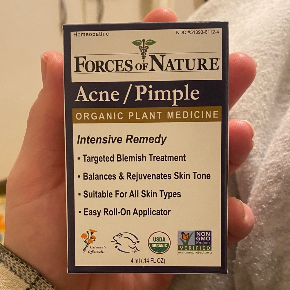 Acne/Pimple Remedy organic homeopathic
